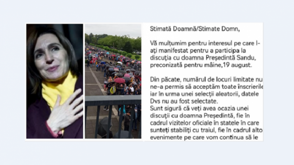FOTO // Moldovenii din diasporă, refuzați de Președinție să participe la discuțiile cu Maia Sandu